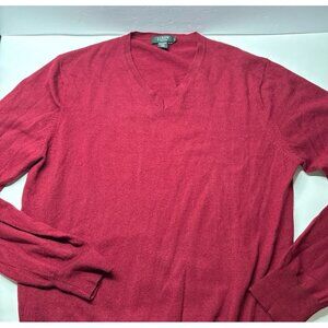 JCrew Men’s Red Wool Sweater (Large/Tall)